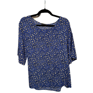 West Kei XL Animal-Print Tie-Back Shirt - NWOT